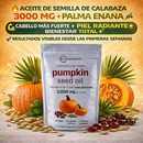 🔥 ACEITE DE SEMILLA DE CALABAZA 3000 MG + SAWPALMETO 🌿