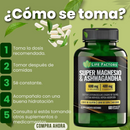 🏆 37 beneficios en 1 sola cápsula: Super Magnesio + Ashwagandha💊💯