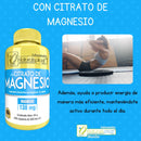 💊 Magnesio en Cápsulas – 100 Unidades 🏋️‍♂️ para Energía ⚡ y Bienestar 🌿