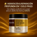 ✨ Mascarilla Capilar Keratina & Colágeno 💆‍♀️ Hidratación y Brillo al Instante ✨